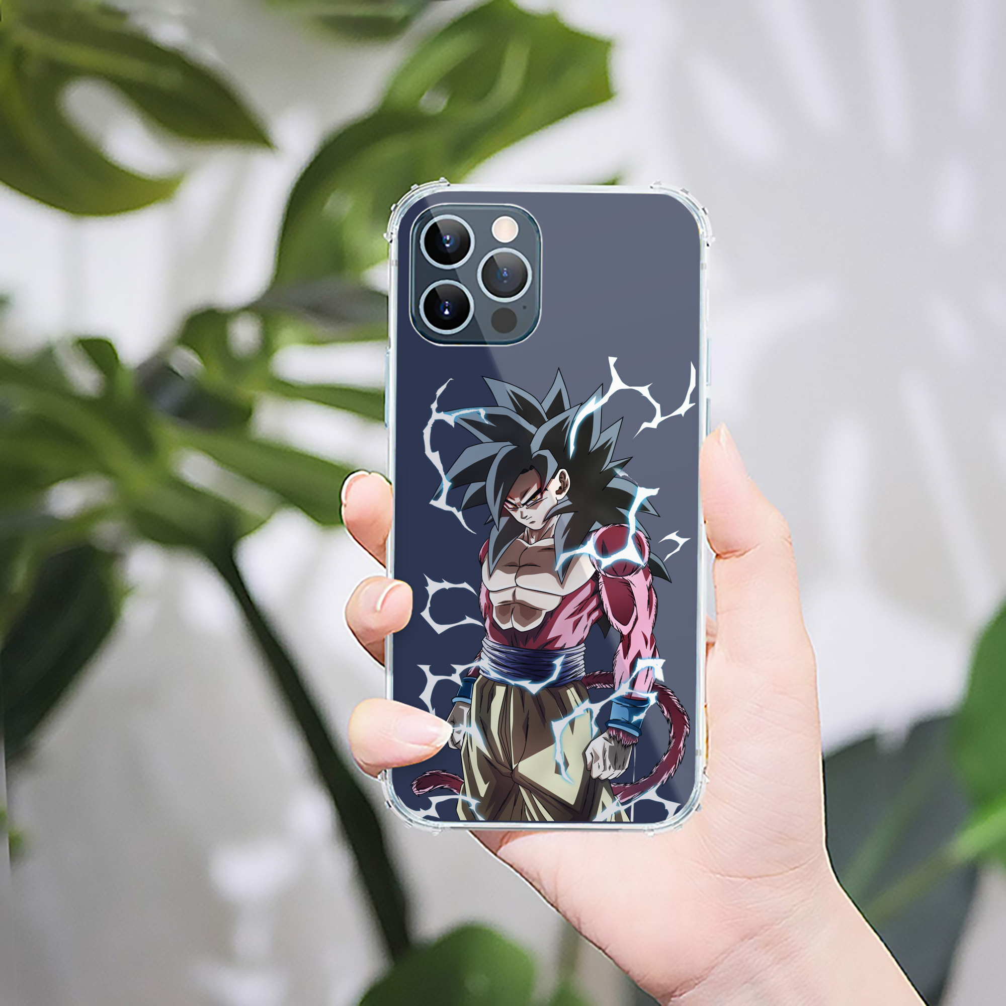 （画像用） ドラゴンボール 孫悟空（そん ごくう）Son Goku カカロット DRAGON BALL Kakarotto 【iPhone 12シリーズ対応】透明スマホケース（クリアソフトケース）